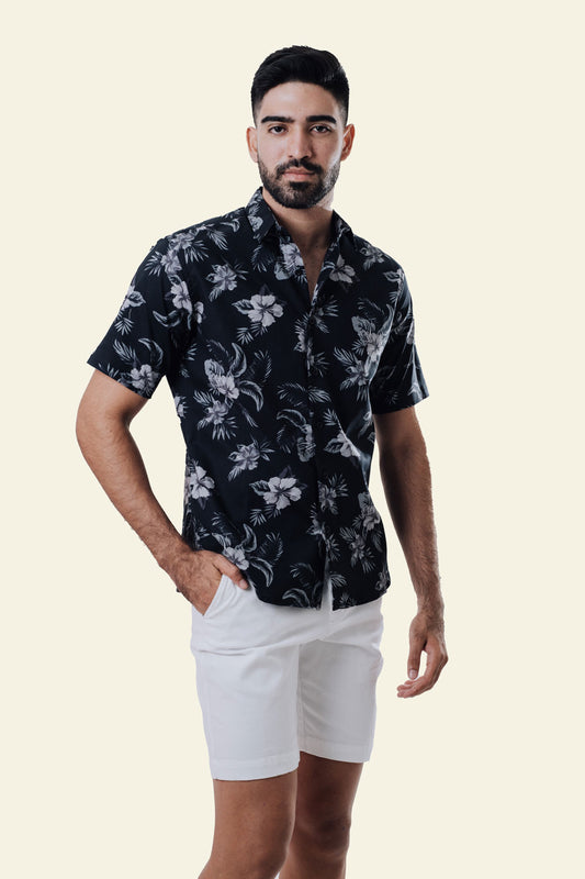 Muscle Fit Cotton Shirt