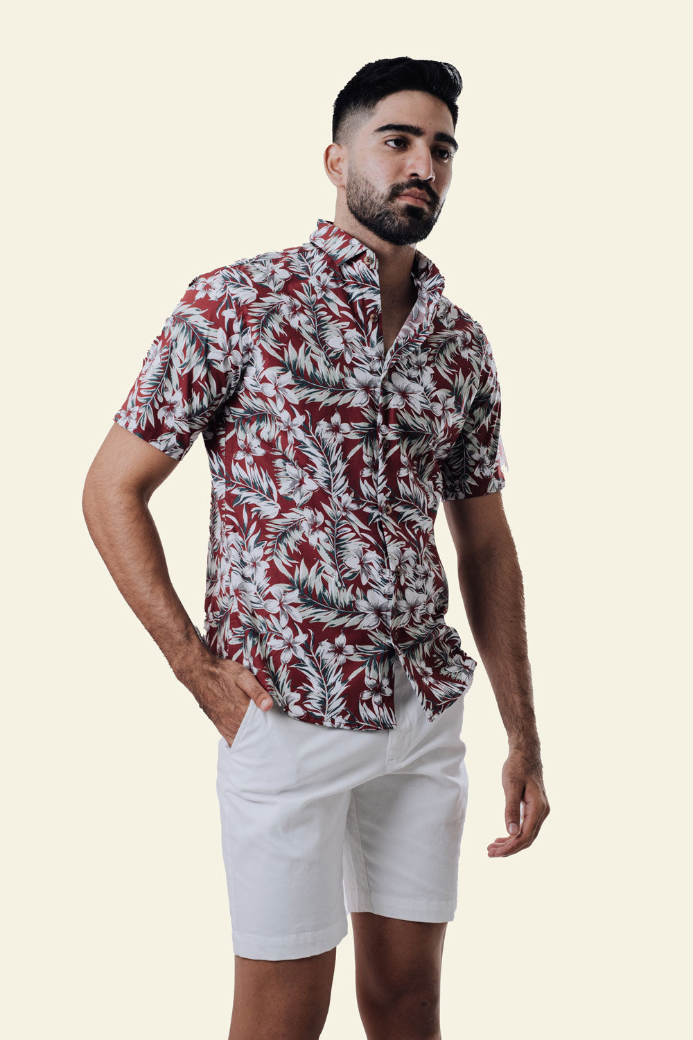 Muscle Fit Cotton Shirt