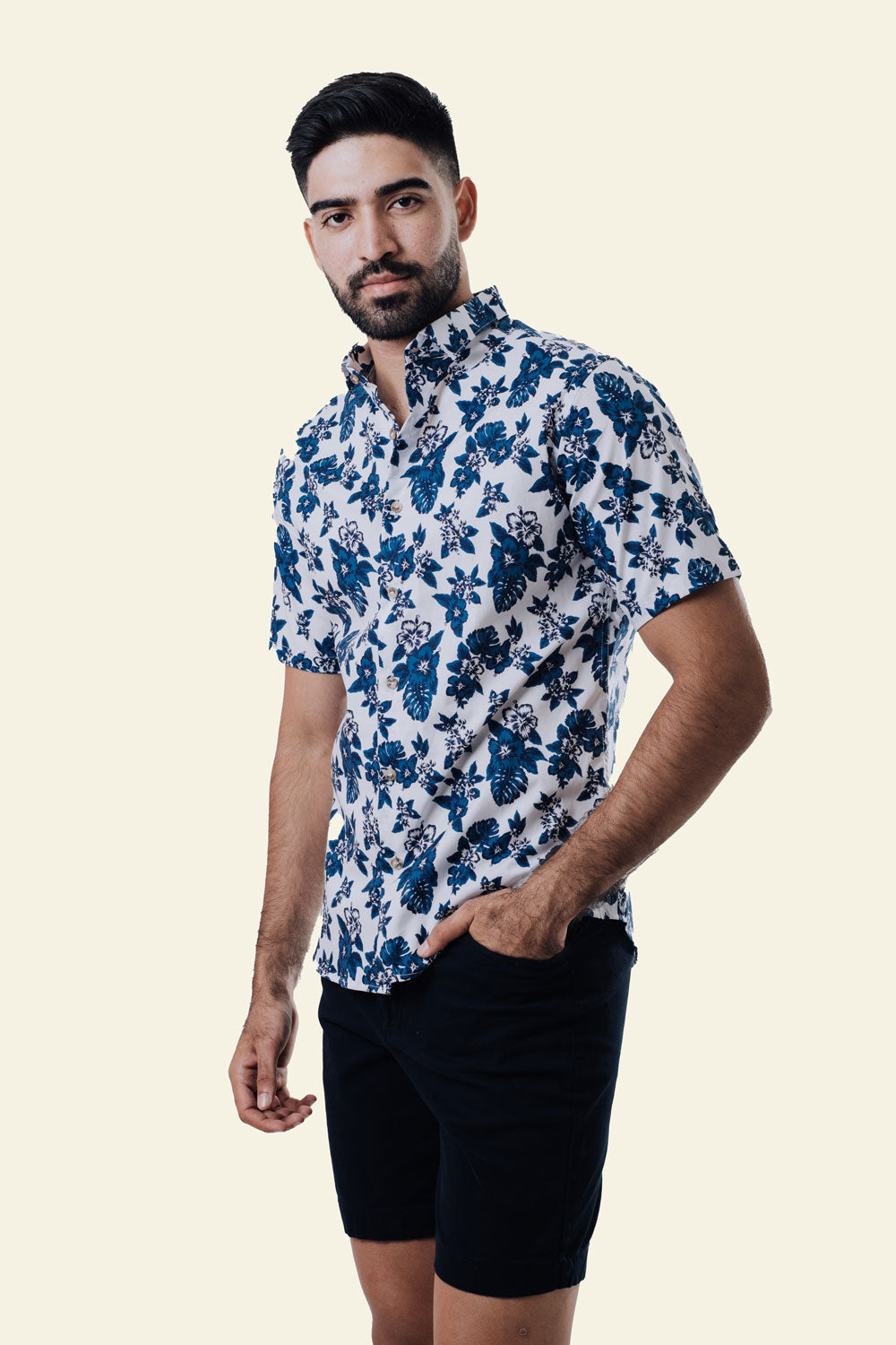 Muscle Fit Cotton Shirt