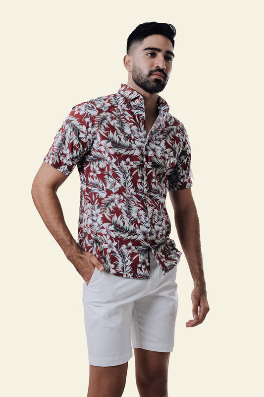 Muscle Fit Cotton Shirt