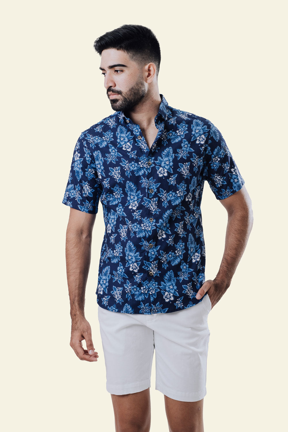 Muscle Fit Cotton Shirt